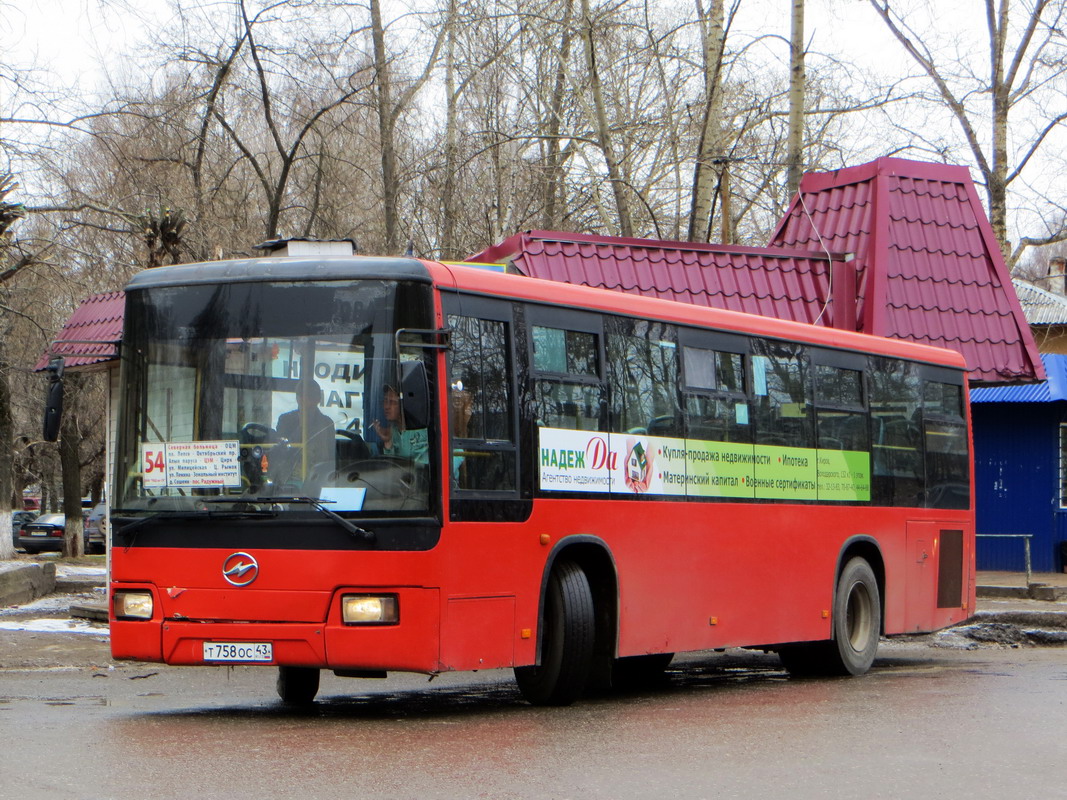 Кировская область, Higer KLQ6118GS № Т 758 ОС 43