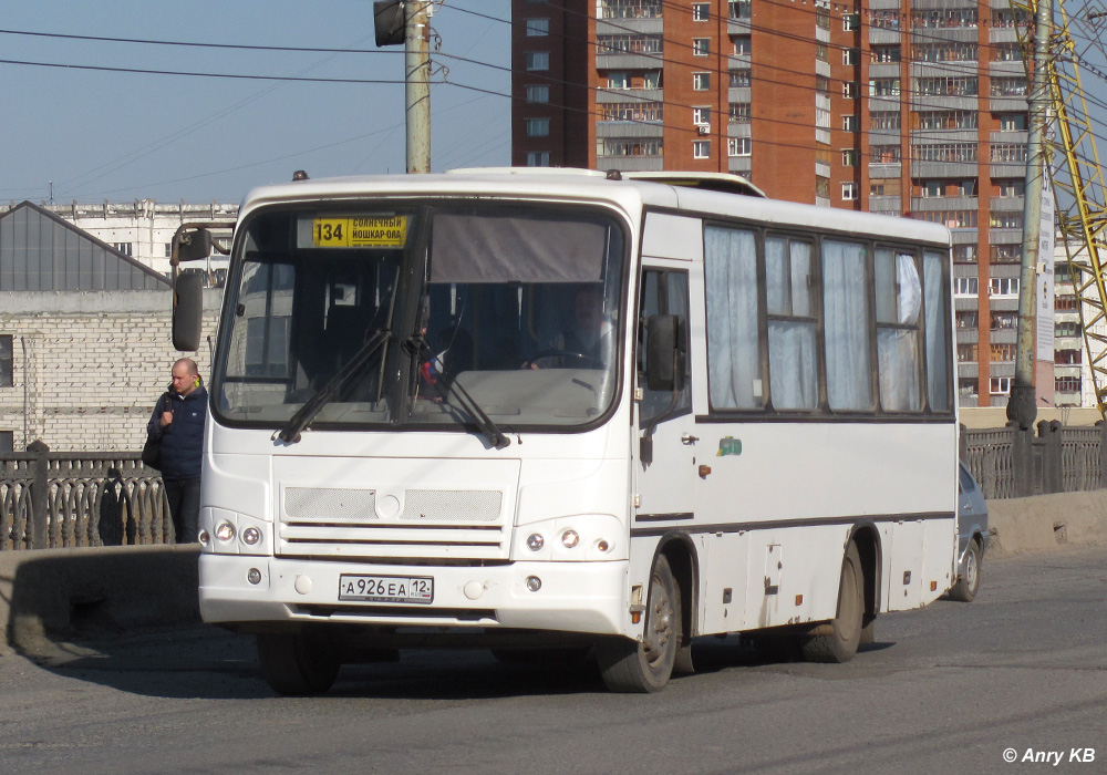 Марий Эл, ПАЗ-320402-03 № А 926 ЕА 12