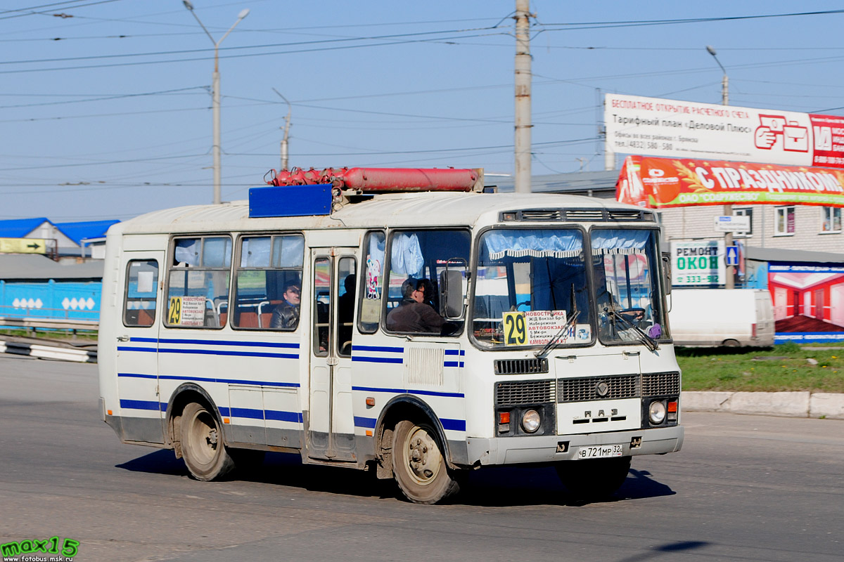 Брянская область, ПАЗ-3205-110 № В 721 МР 32