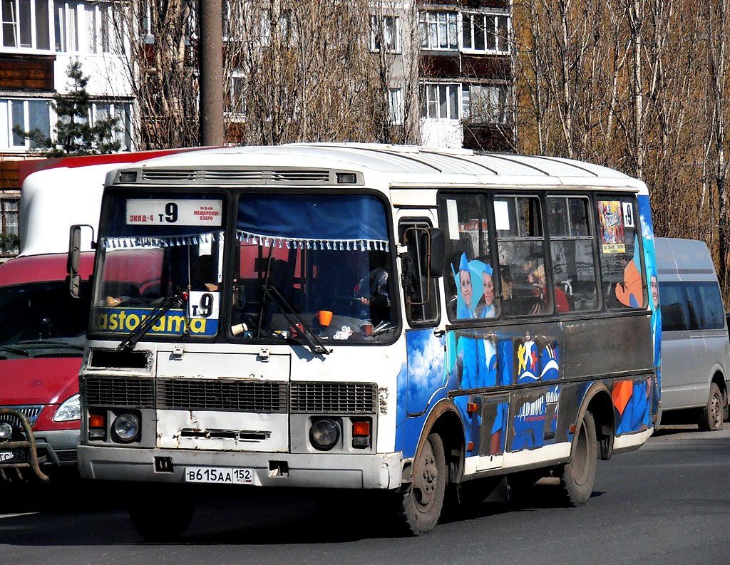 Нижегородская область, ПАЗ-32054 № В 615 АА 152