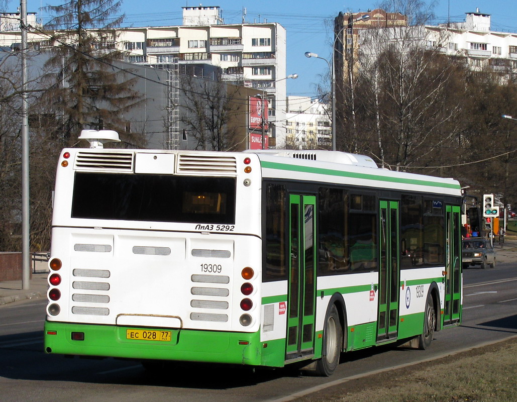 Москва, ЛиАЗ-5292.21 № 19309