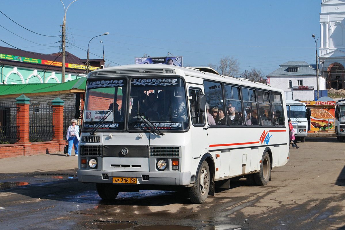 Нижегородская область, ПАЗ-4234 № АР 316 52