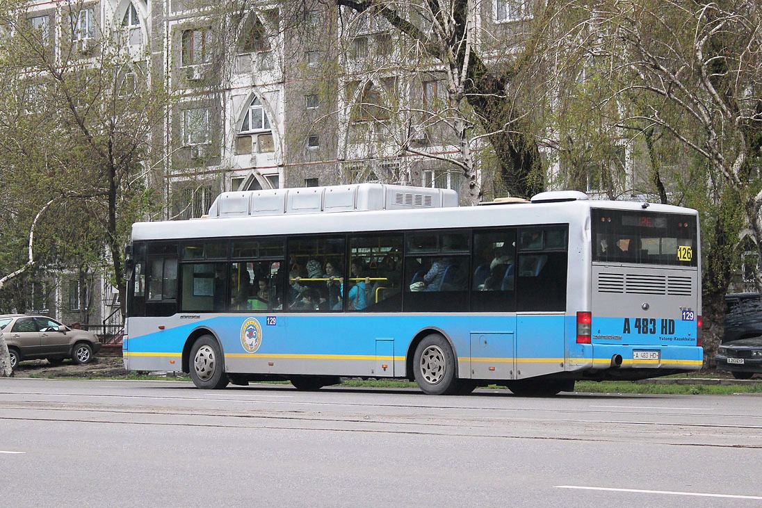 Алматы, Yutong ZK6120HGM № 129