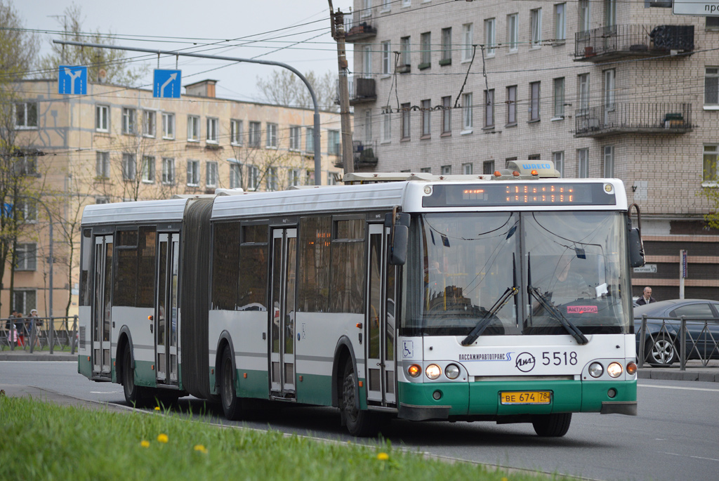 Санкт-Петербург, ЛиАЗ-6213.20 № 5518