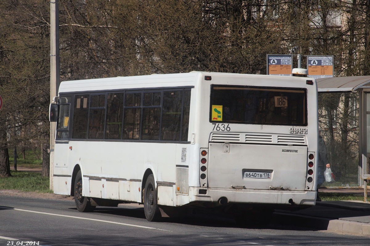 Санкт-Петербург, ЛиАЗ-5256.25 № 7636