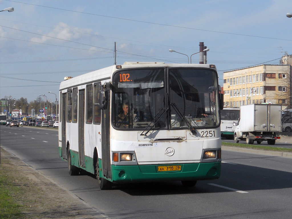 Санкт-Петербург, ЛиАЗ-5256.25 № 2251