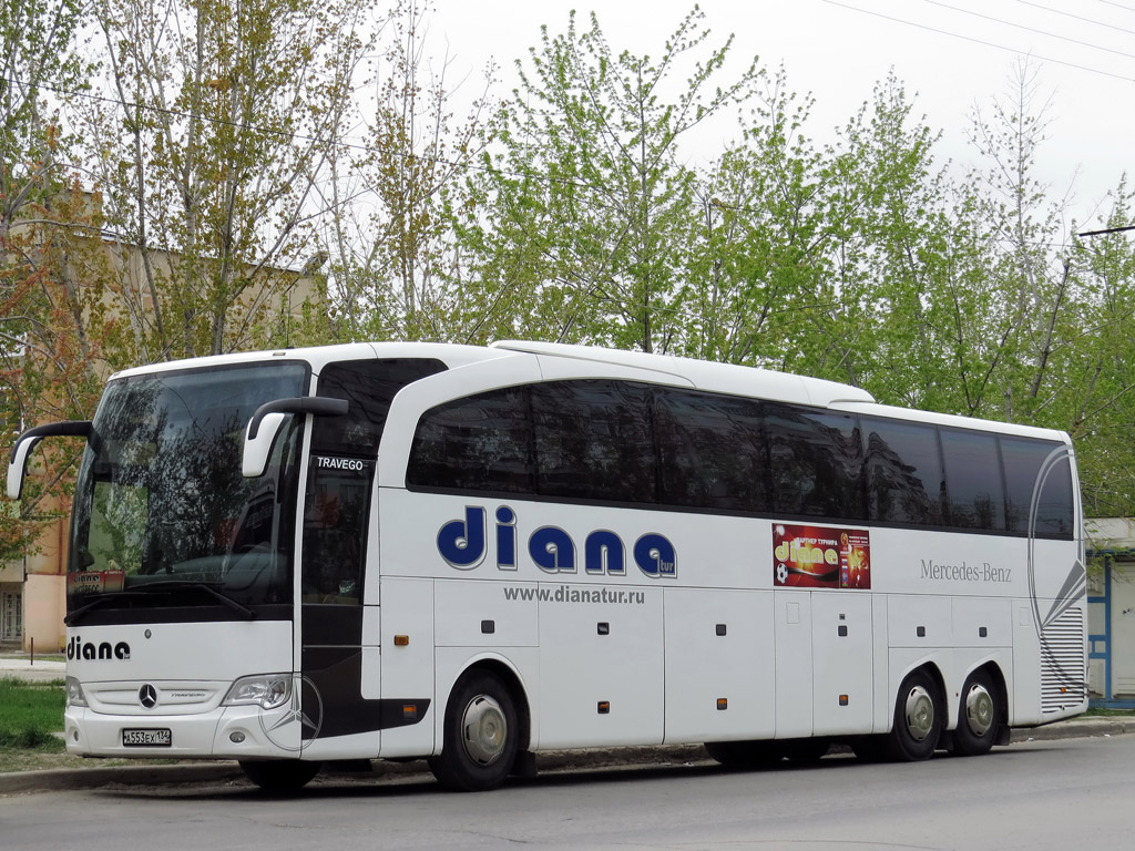 Волгоградская область, Mercedes-Benz Travego II L SHD 17SHD № А 553 ЕХ 134