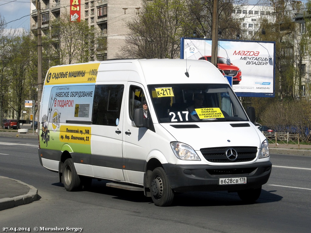 Санкт-Петербург, Луидор-22360C (MB Sprinter) № В 628 СВ 178