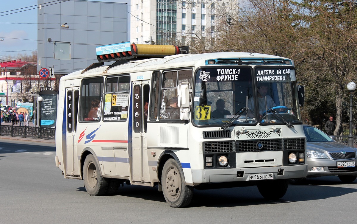 Томская область, ПАЗ-32054 № Е 165 НС 70