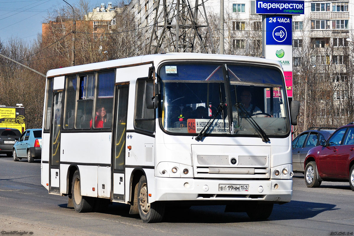 Нижегородская область, ПАЗ-320402-03 № В 619 НМ 152