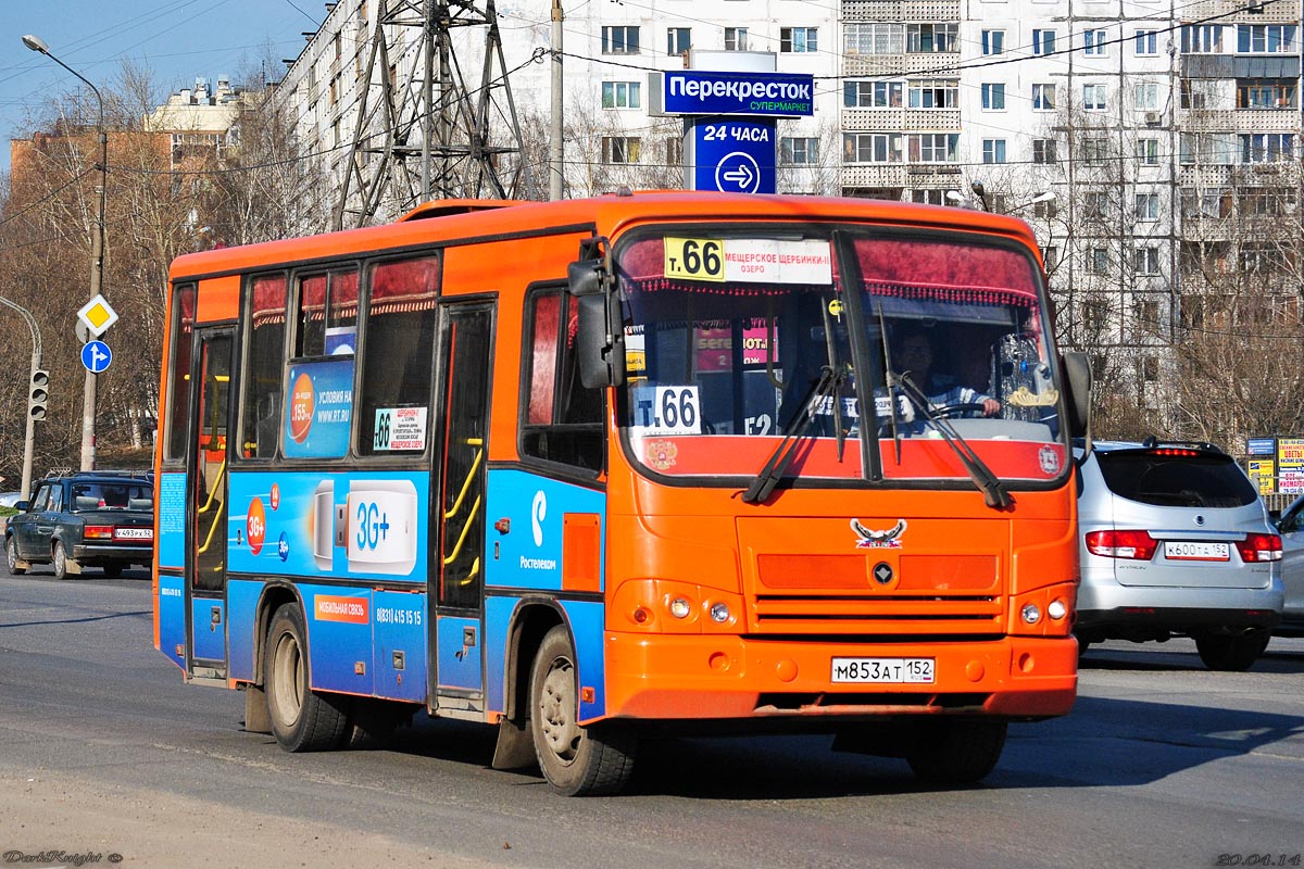 Nizhegorodskaya region, PAZ-320402-05 № М 853 АТ 152