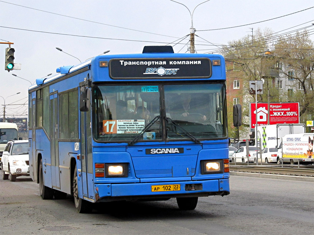 Алтайский край, Scania CN113CLL MaxCi № АР 102 22 — Фото — Автобусный  транспорт