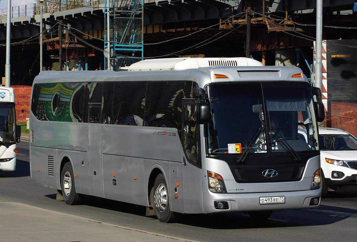 Москва, Hyundai Universe Space Luxury № О 493 ВЕ 77