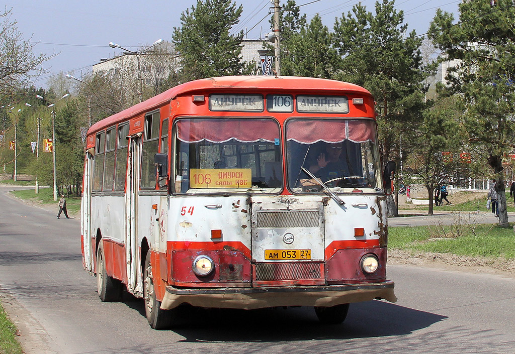 Gebiet Chabarowsk, LiAZ-677M Nr. 54