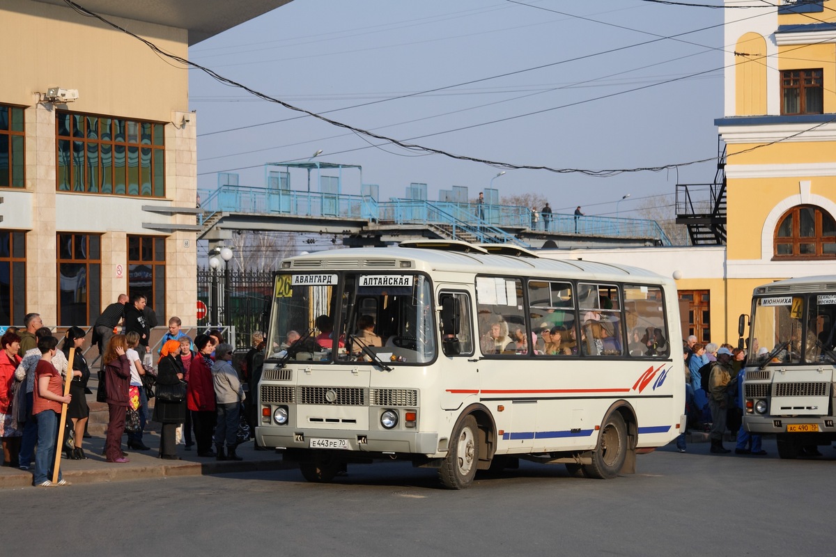 Томская область, ПАЗ-32054 № Е 443 РЕ 70