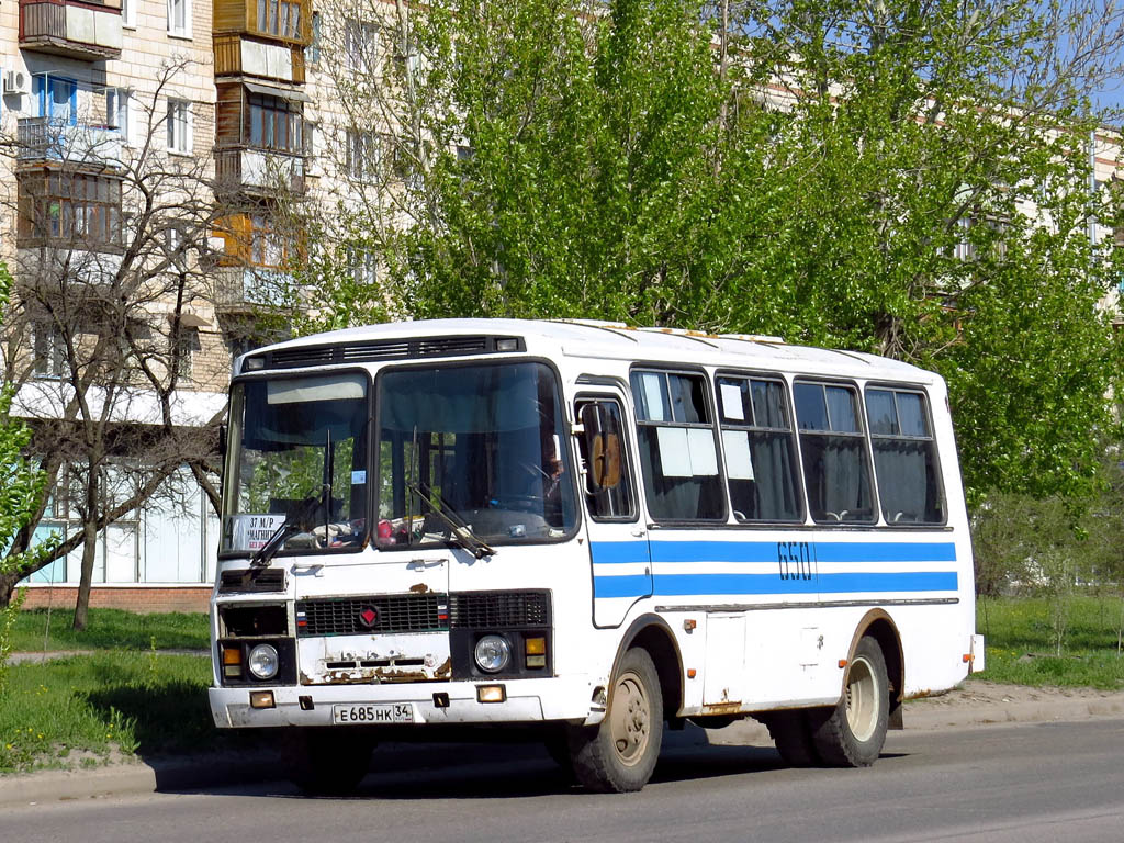 Волгоградская область, ПАЗ-32051-110 № 650