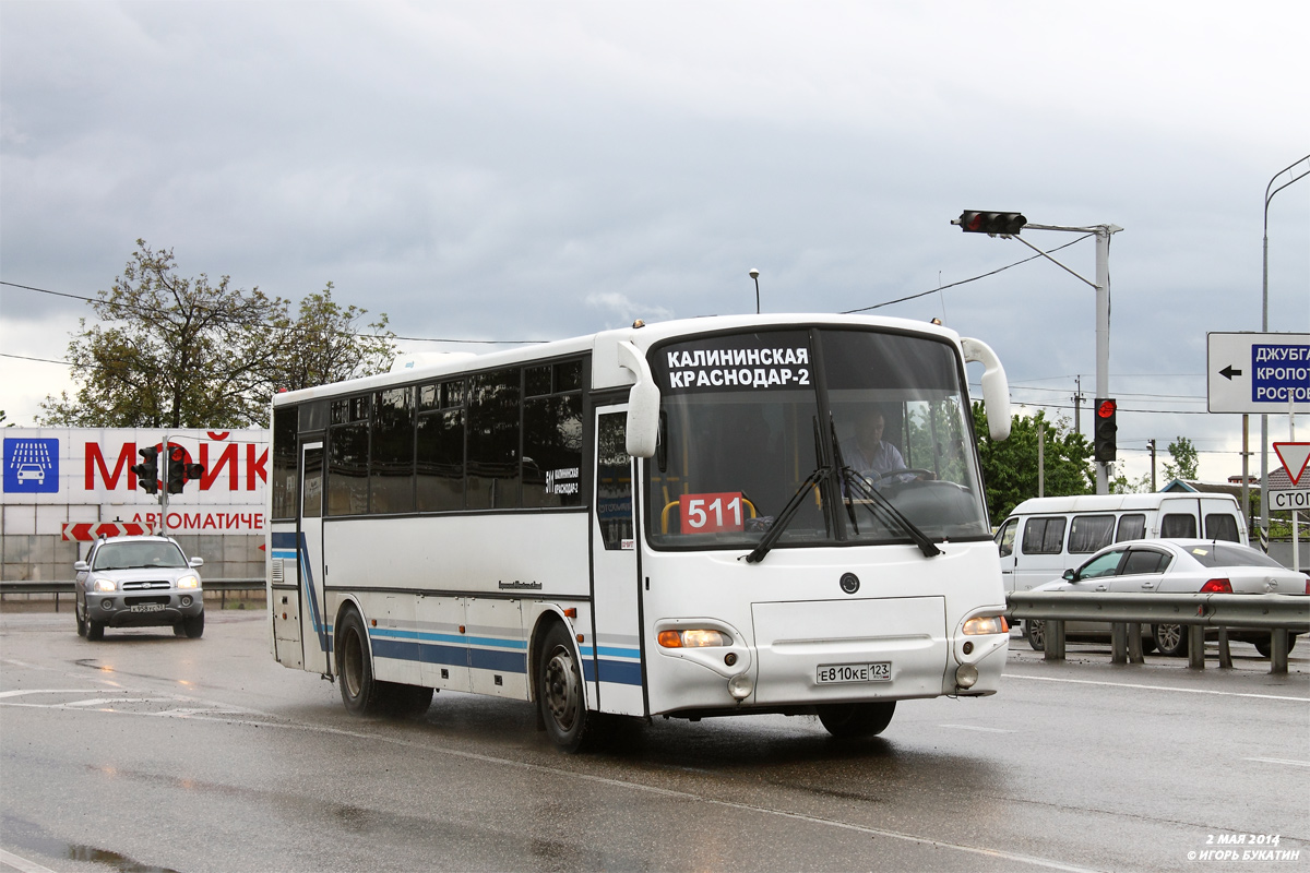 Краснодарский край, КАвЗ-4238-02 № Е 810 КЕ 123 — Фото — Автобусный  транспорт