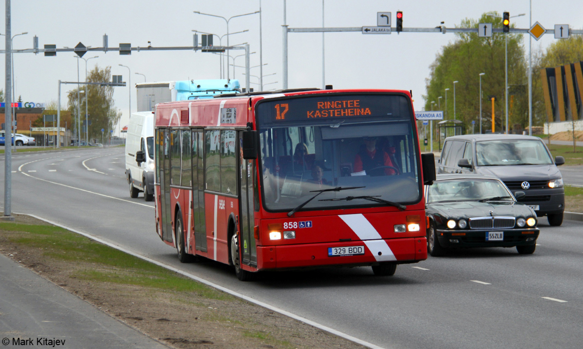 Эстония, Van Hool A300 № 858