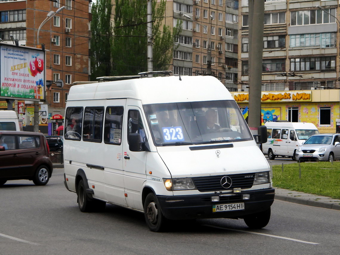 Днепропетровская область, Mercedes-Benz Sprinter W904 412D № AE 9154 HI