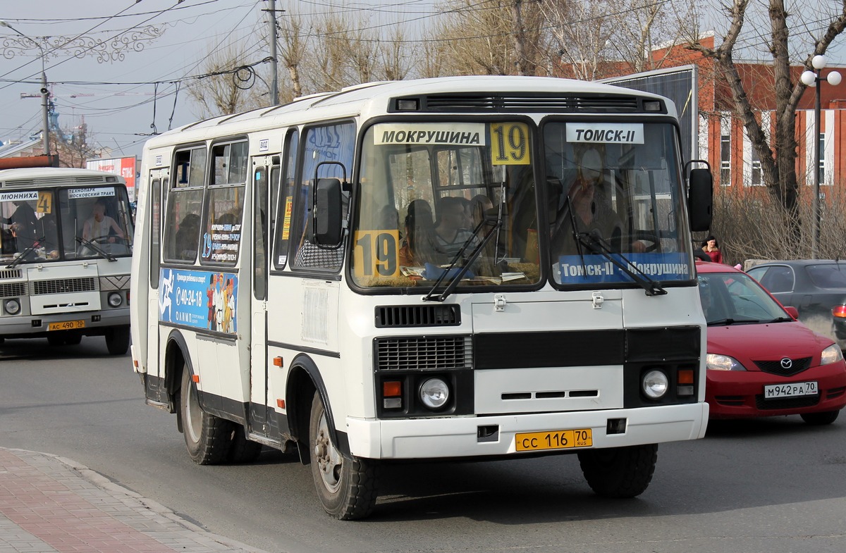 Томская область, ПАЗ-32054 № СС 116 70