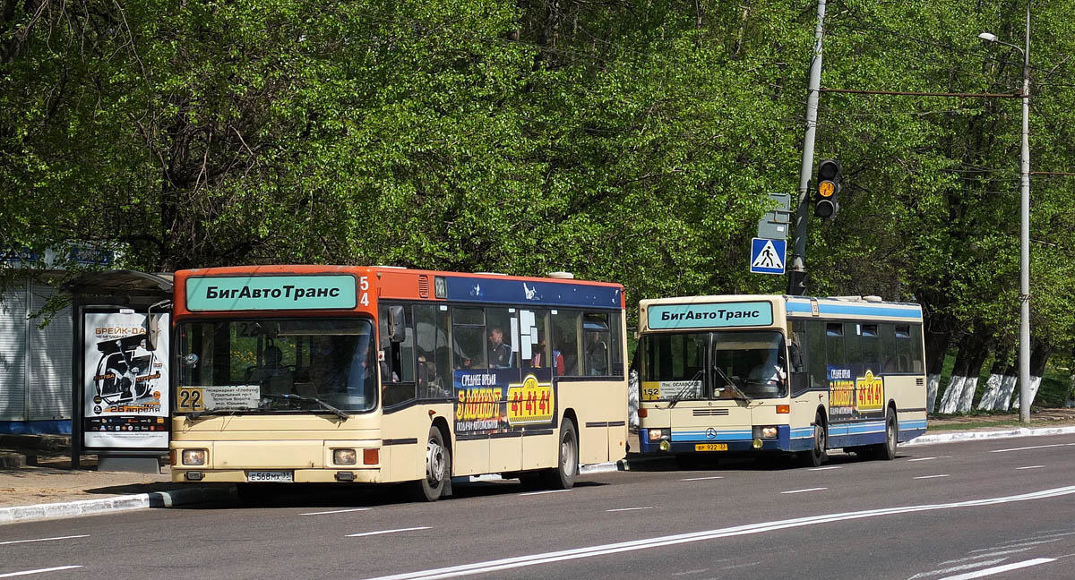 Владимирская область, MAN A10 NL202 № Е 568 МХ 33; Владимирская область, Mercedes-Benz O405N2 № ВР 922 33