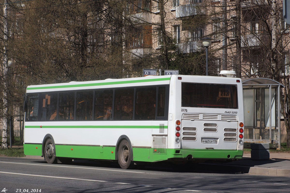 Санкт-Петербург, ЛиАЗ-5293.60 № 3775