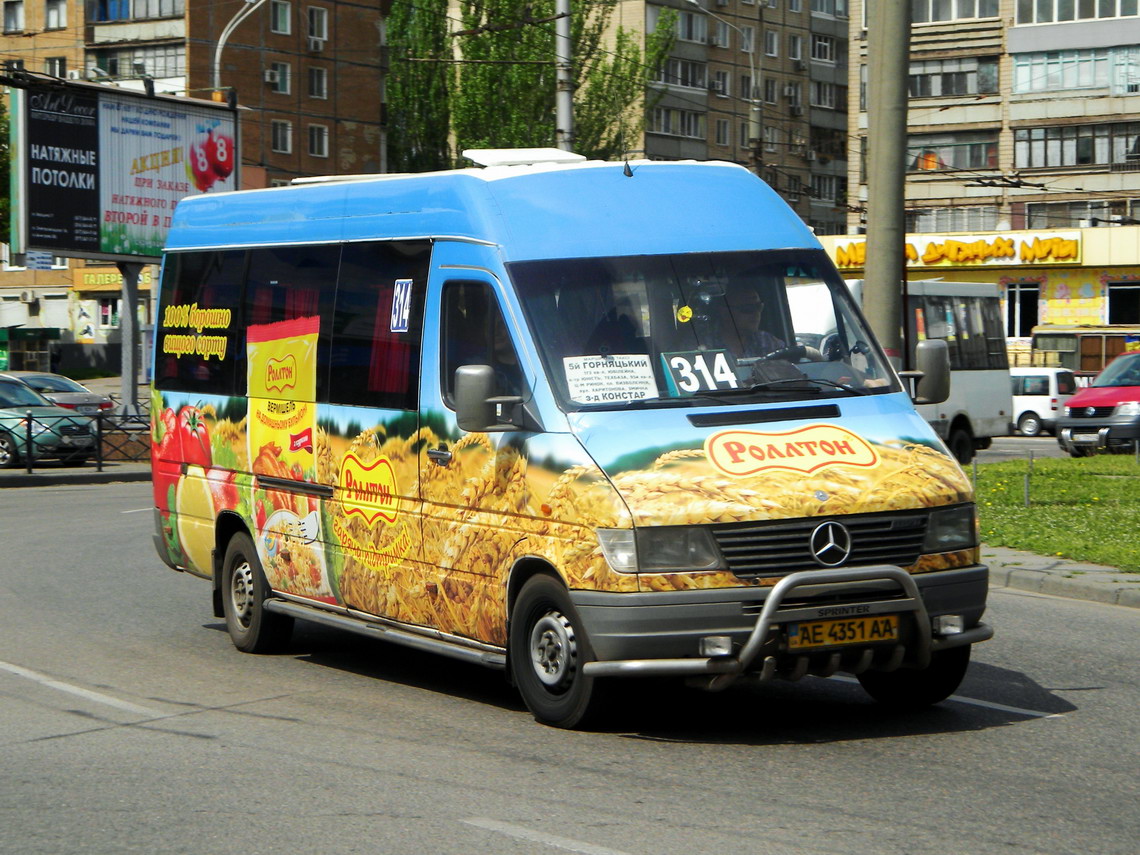 Днепропетровская область, Mercedes-Benz Sprinter W903 312D № AE 4351 AA