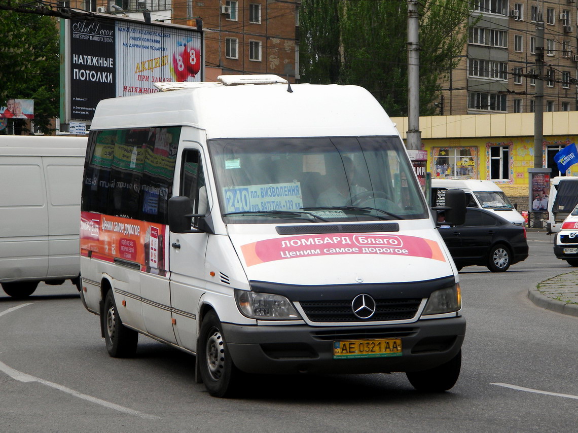 Днепропетровская область, Mercedes-Benz Sprinter W903 313CDI № AE 0321 AA —  Фото — Автобусный транспорт