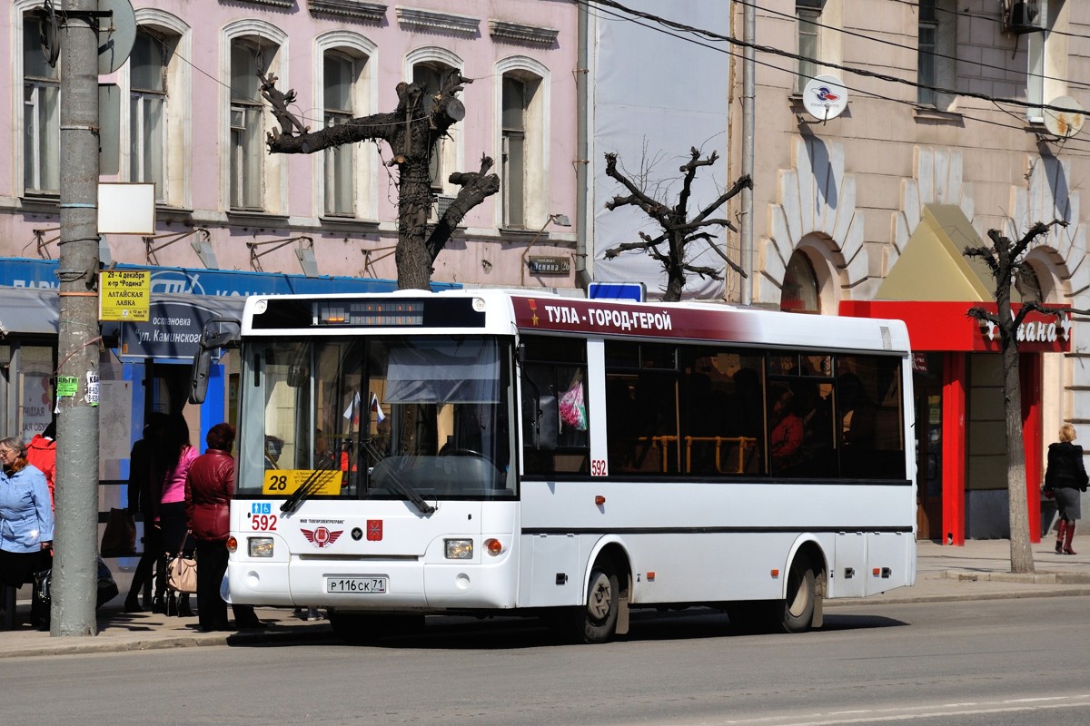 Тульская область, ПАЗ-3237-05 № 592