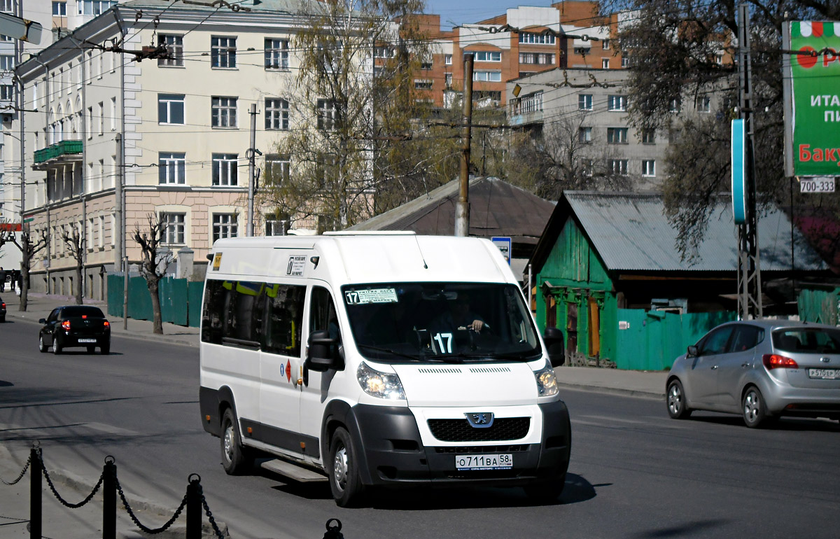 Пензенская область, Нижегородец-2227SK (Peugeot Boxer) № О 711 ВА 58