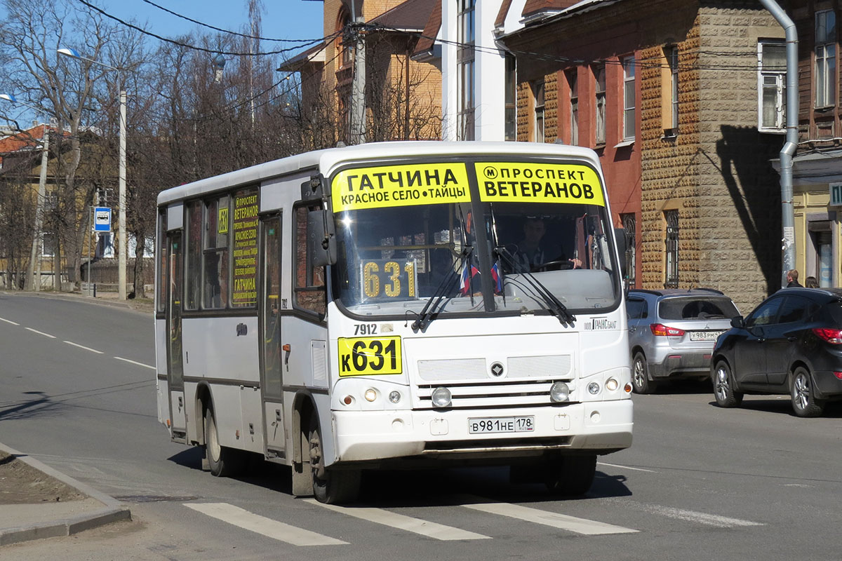 Ленинградская область, ПАЗ-320402-05 № 7912