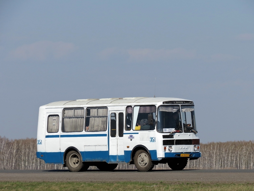 Омская область, ПАЗ-32053 № 351