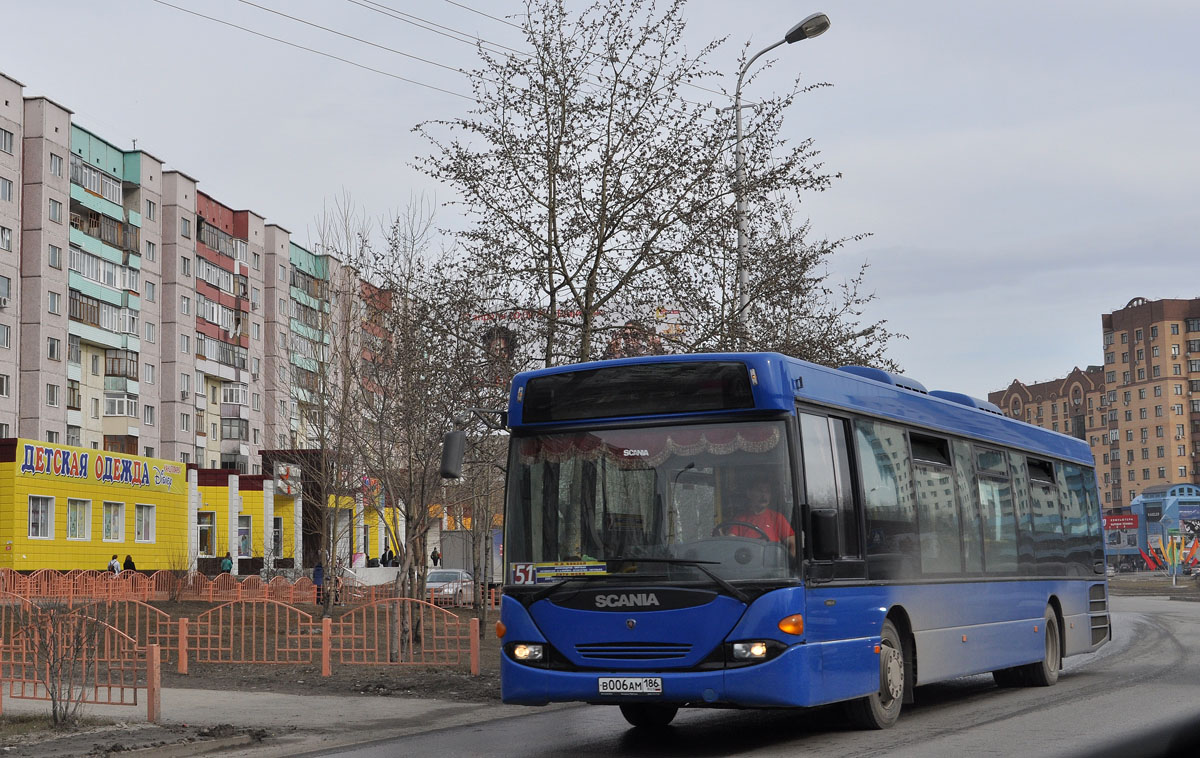 Ханты-Мансийский АО, Scania OmniLink I (Скания-Питер) № В 006 АМ 186