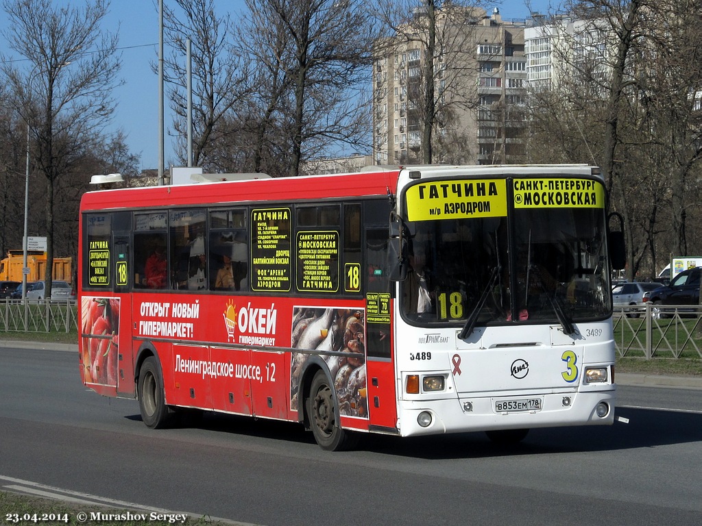 Ленинградская область, ЛиАЗ-5256.58 № 3489