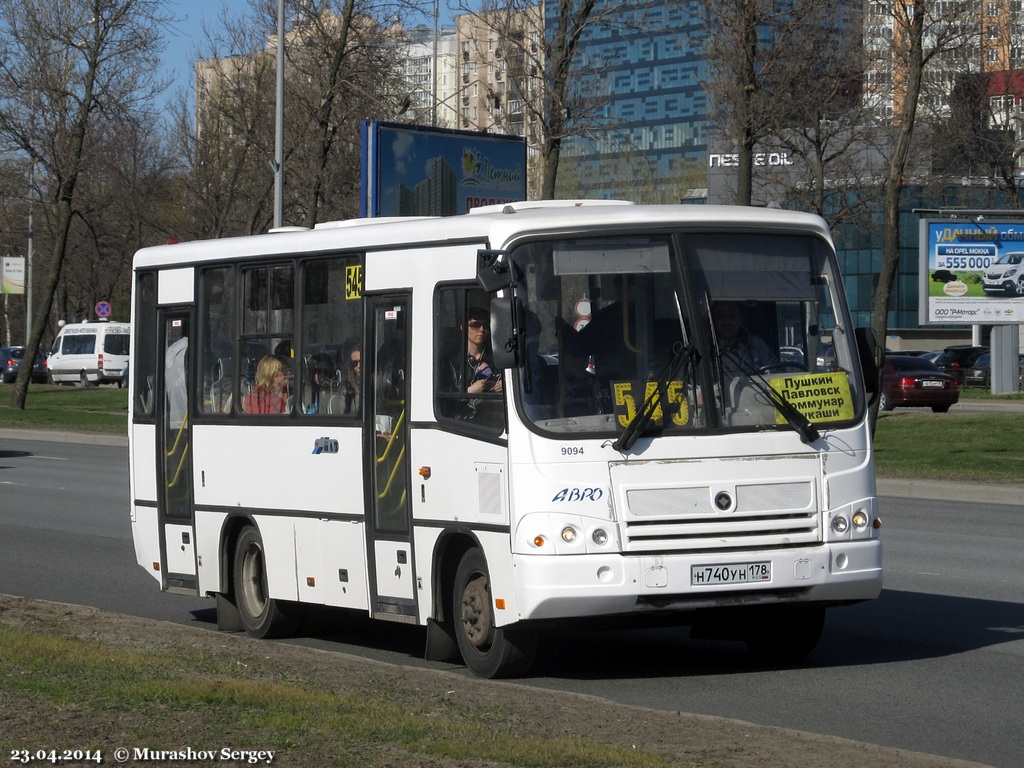 Санкт-Петербург, ПАЗ-320402-05 № 9094