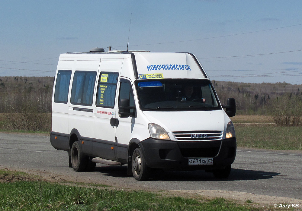 Чувашия, IVECO Daily 50C15V № А 671 ХВ 21