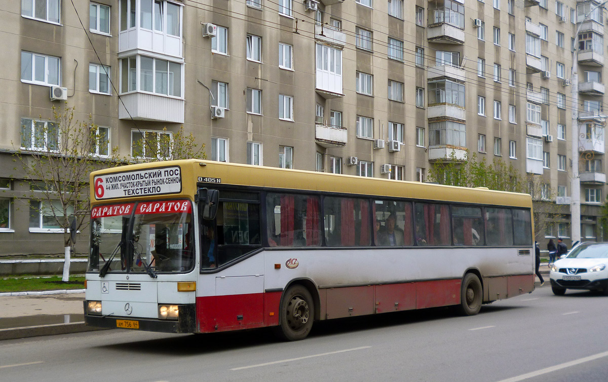 Саратовская область, Mercedes-Benz O405N № АМ 756 64