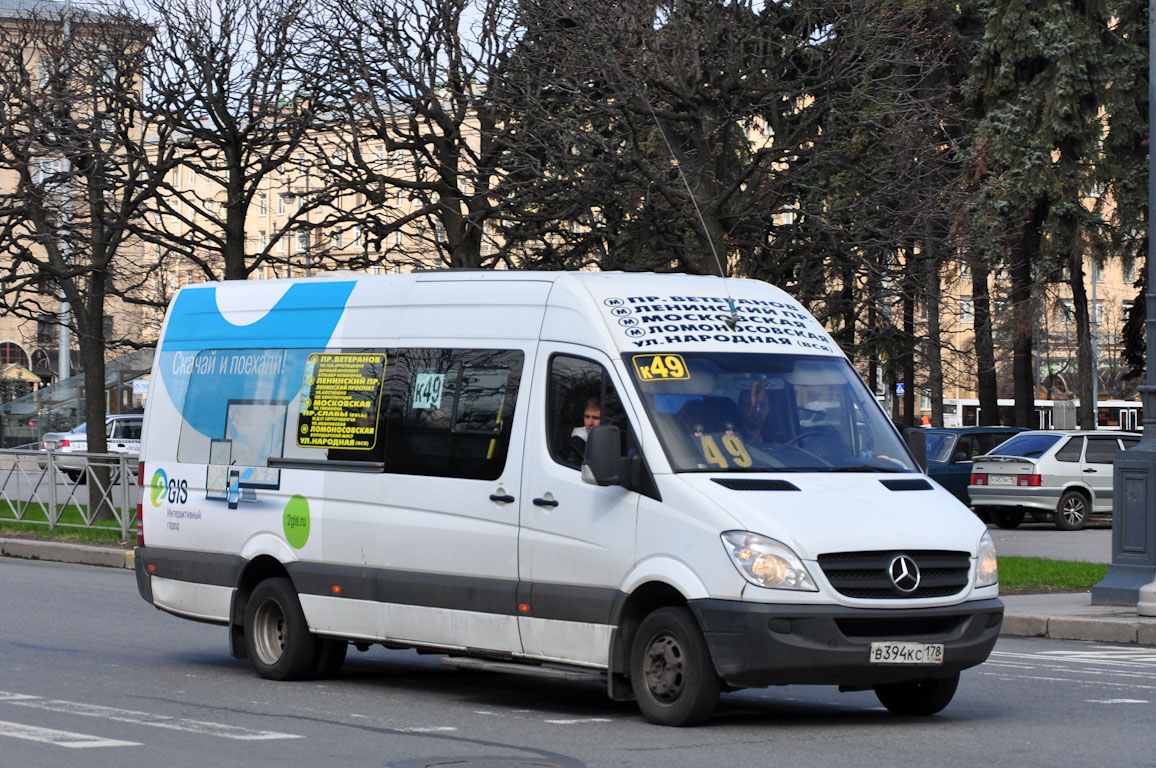 Санкт-Петербург, Луидор-22360C (MB Sprinter) № В 394 КС 178