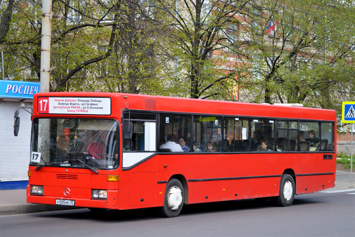 Владимирская область, Mercedes-Benz O405N № У 005 МС 33