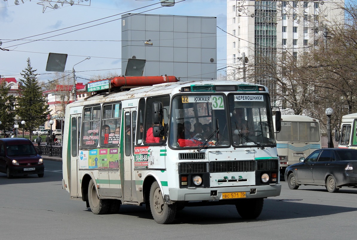 Томская область, ПАЗ-32051-110 № ВС 571 70