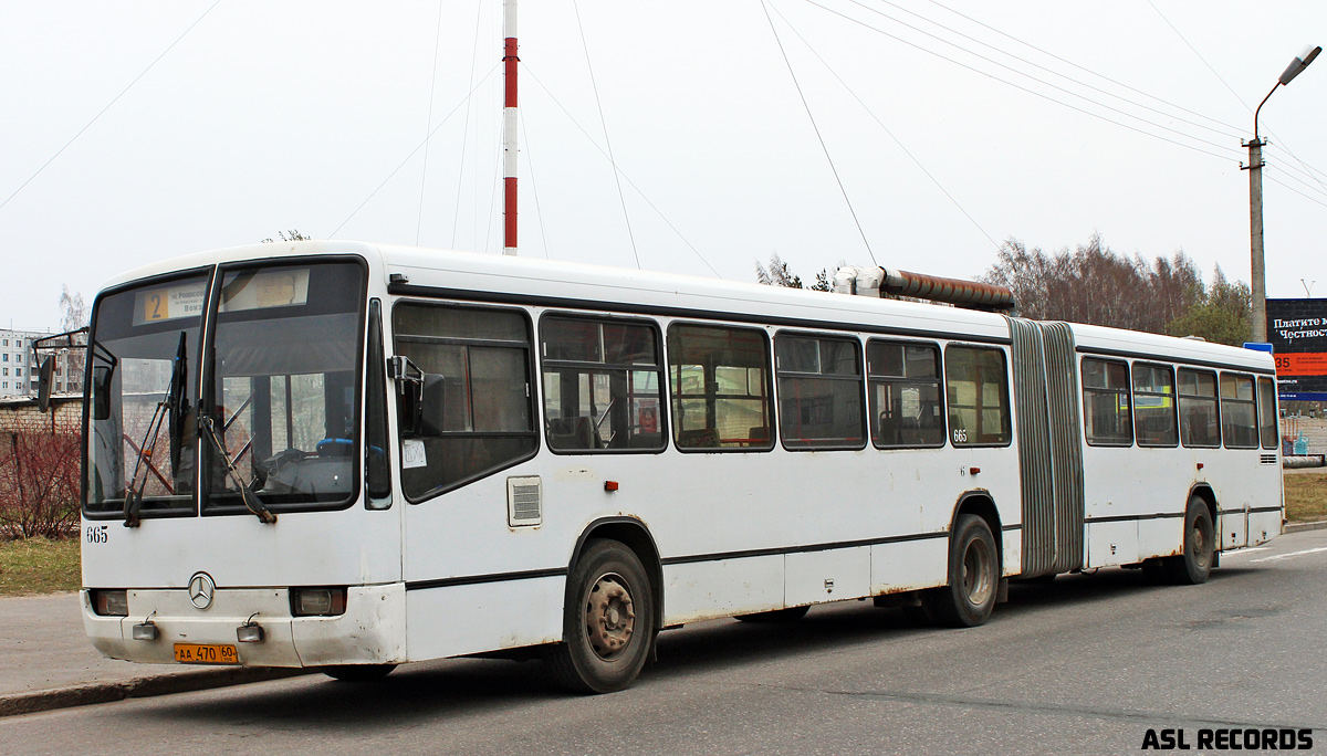 Псковская область, Mercedes-Benz O345G № 665