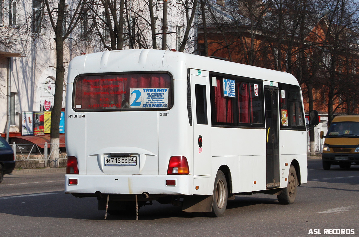 Псковская область, Hyundai County LWB C09 (ТагАЗ) № М 715 ЕС 60