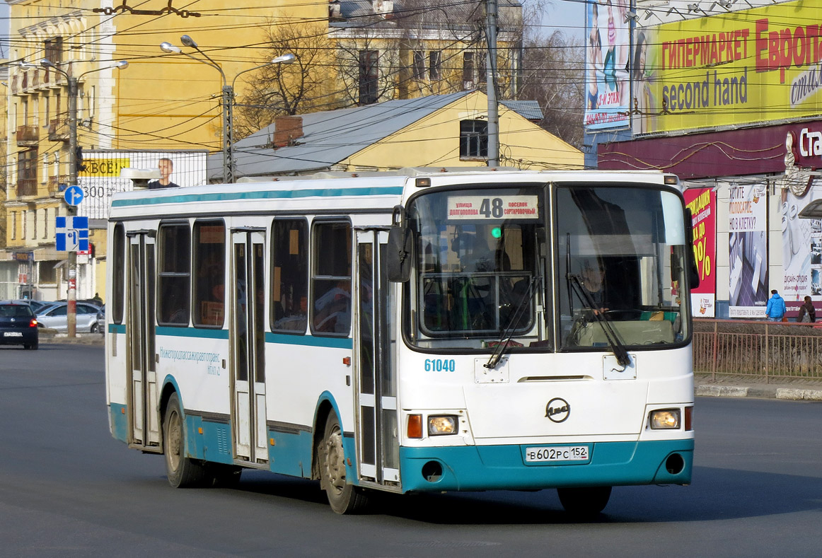 Нижегородская область, ЛиАЗ-5256.25 № 61040