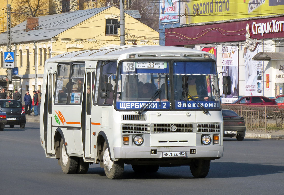 Нижегородская область, ПАЗ-32054 № М 870 АК 152