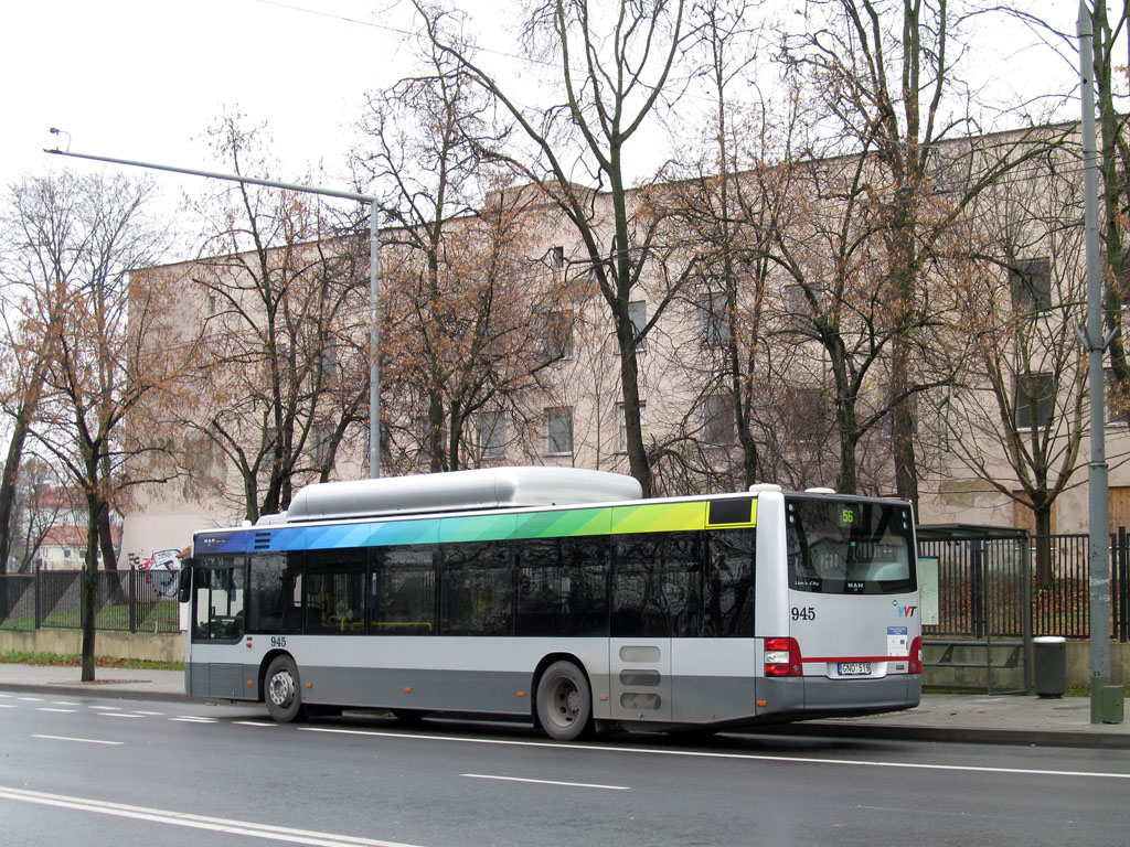 Литва, MAN A21 Lion's City NL273 CNG № 945