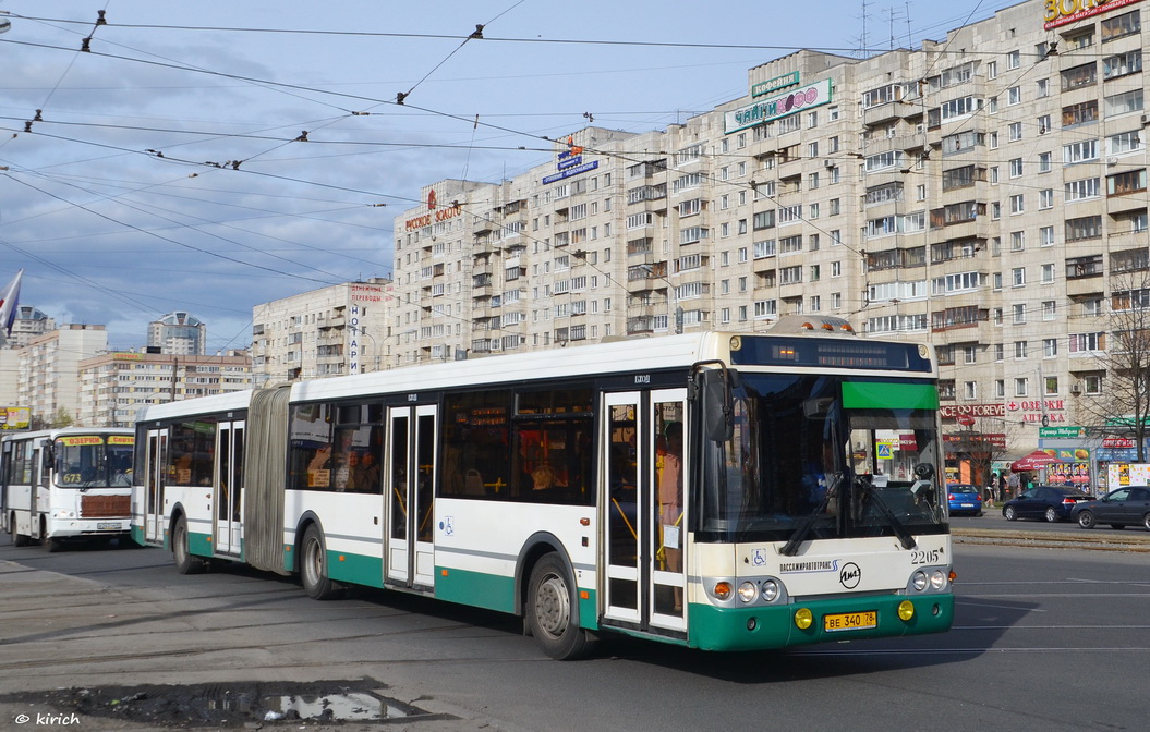 Санкт-Петербург, ЛиАЗ-6213.20 № 2205