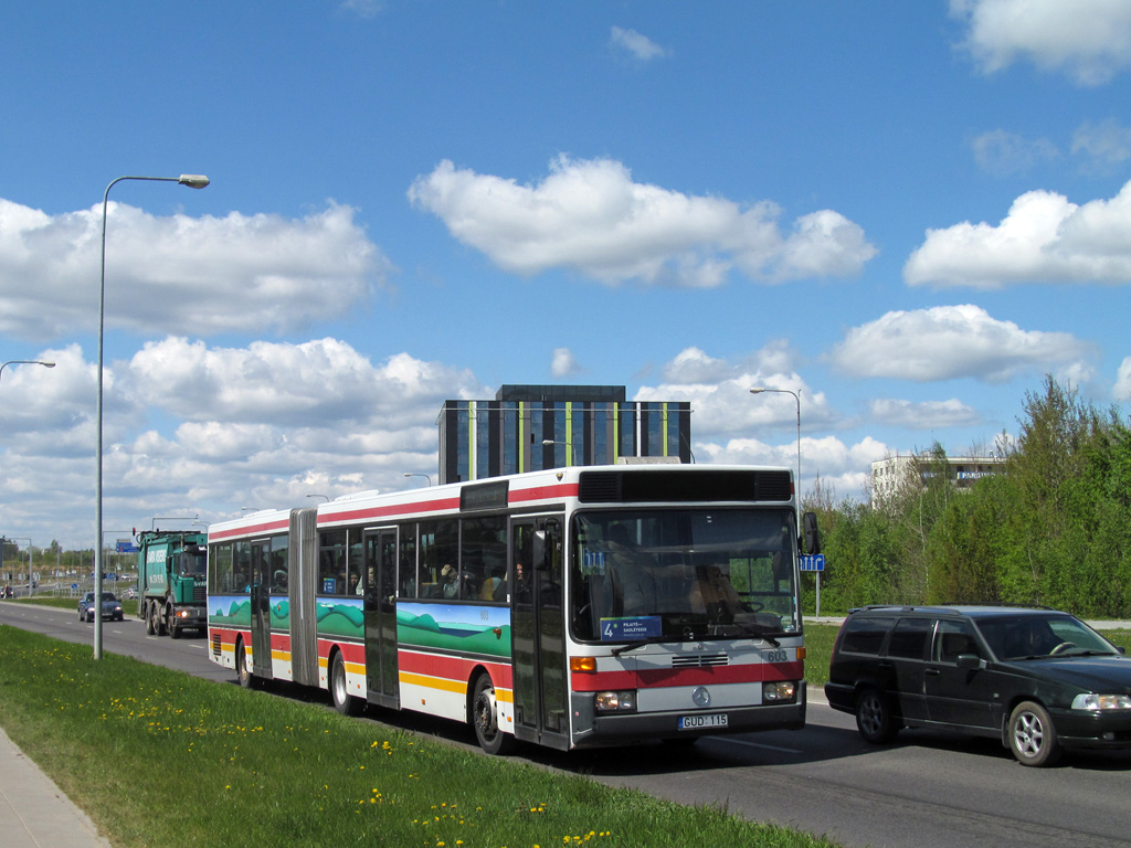 Литва, Mercedes-Benz O405G № 603