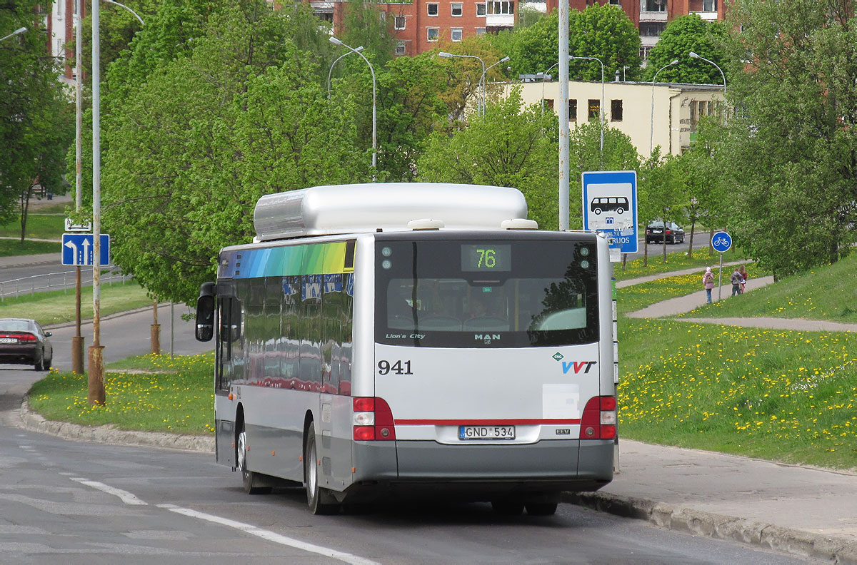 Litvánia, MAN A21 Lion's City NL273 CNG sz.: 941