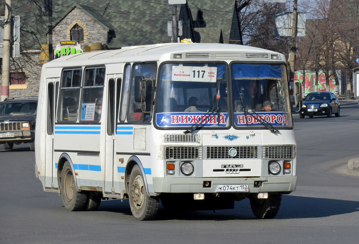 Нижегородская область, ПАЗ-32054 № К 074 КТ 152