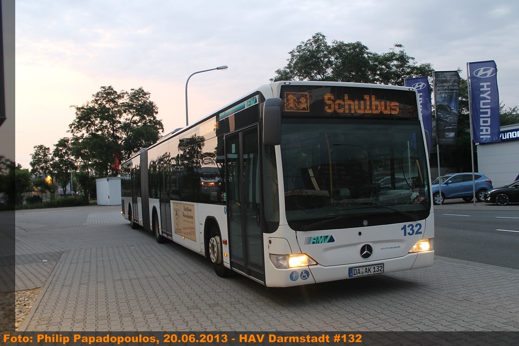 Гессен, Mercedes-Benz O530G Citaro facelift G № 132